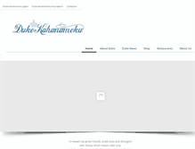 Tablet Screenshot of dukekahanamoku.com